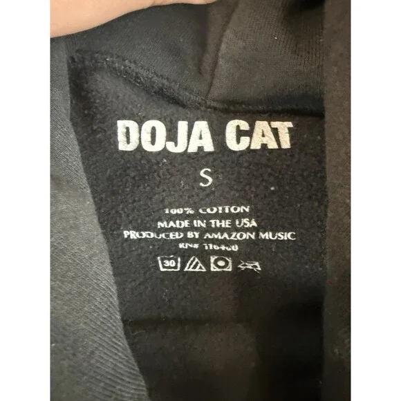 Doja Cat The Scarlet Tour Merch Double Sided Hoodie Sweatshirt Size Small - Picture 3 of 8